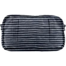 Belt bag striped silver dark blue