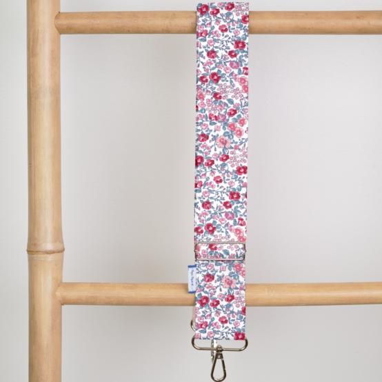 Narrow shoulder strap rose grenadine