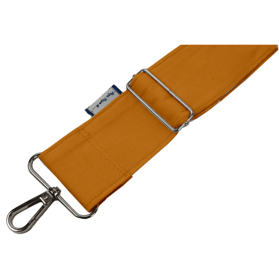 Wide shoulder strap safran