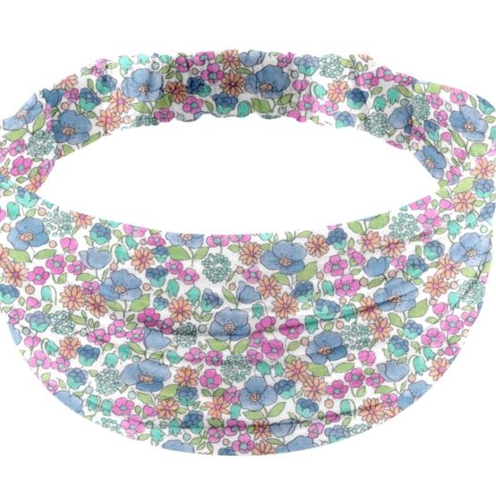 Headscarf headband- child size pastel fleuri