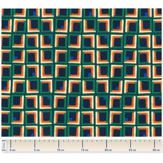 Coated fabric carré d'art