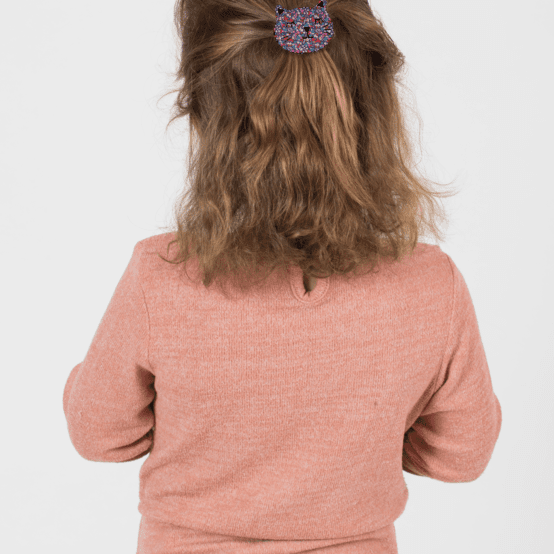Meow hair slide romance fleurie