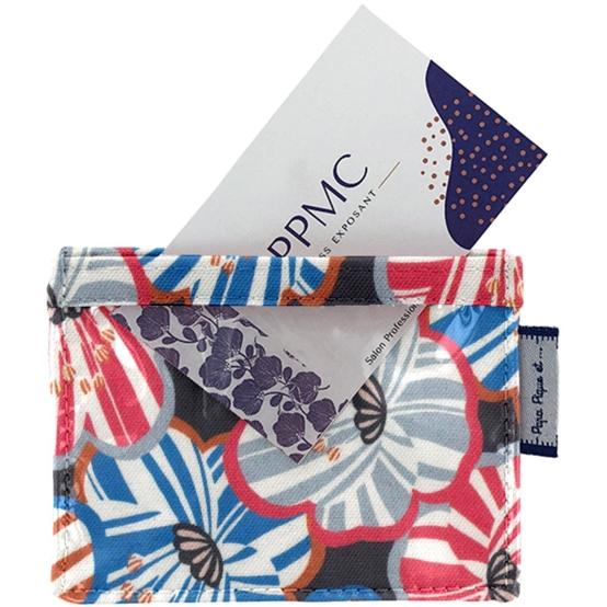 Badge Holder anémones rayées