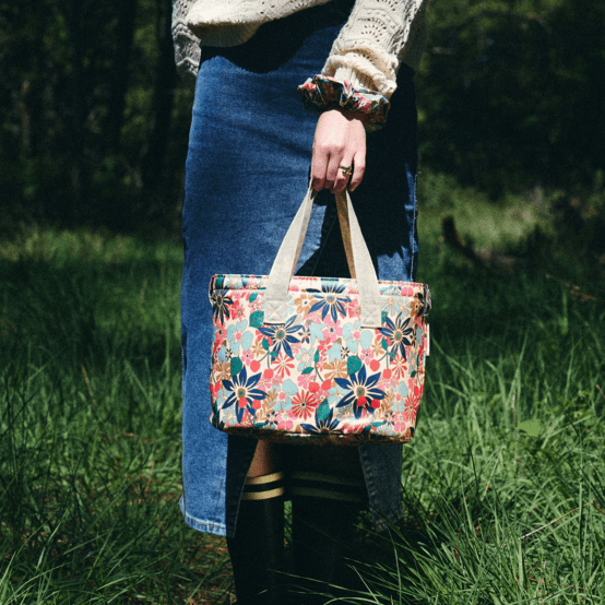 Cooler bag cerise en fleur