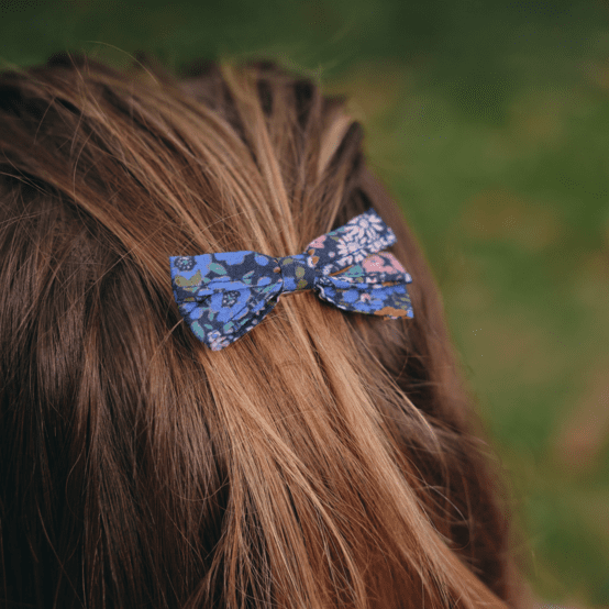 Ribbon clip small  monet lilas