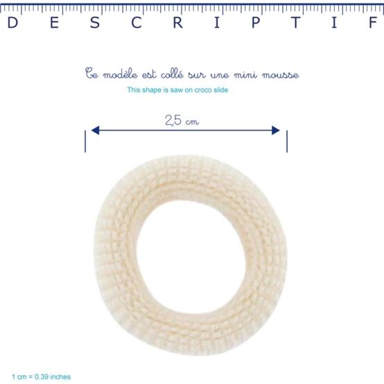 Small elastic bows bright green