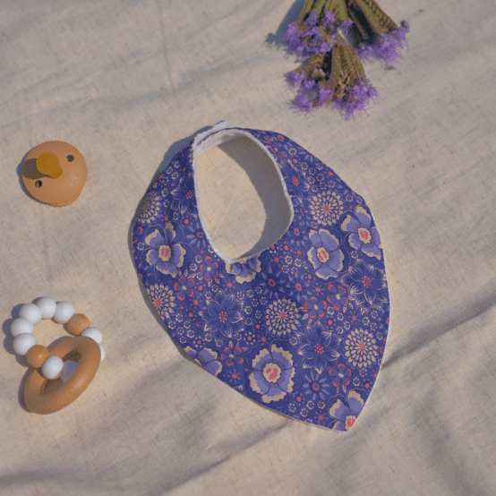 bandana bib lavandula