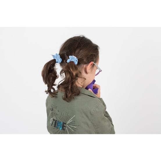 Mini Scrunchie oxford blue