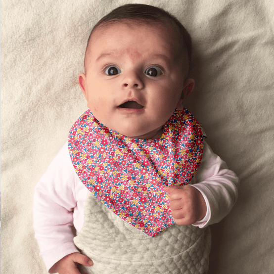 bandana bib cocktail de fleurs