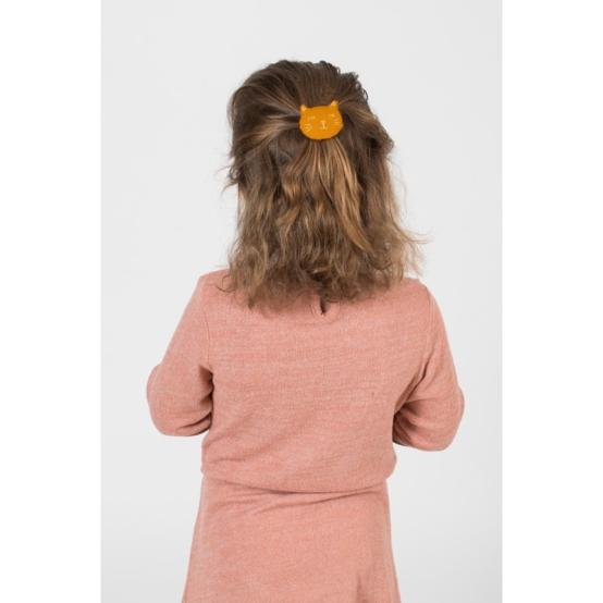 Meow hair slide ochre