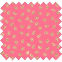 1 m fabric coupon feuillage or rose