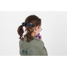 Mini Scrunchie bulle bronze marine