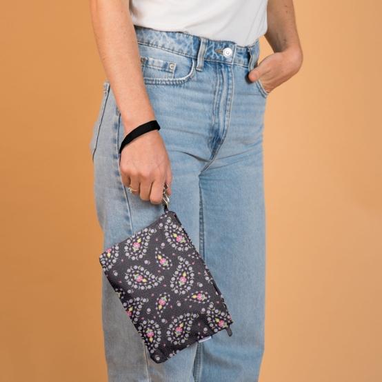 Coton clutch bag bleudana