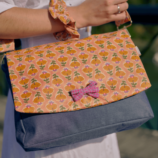 Square flap of saddle bag  shanti