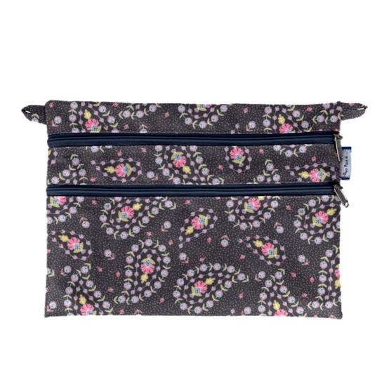 Aloïs flat pouch bleudana