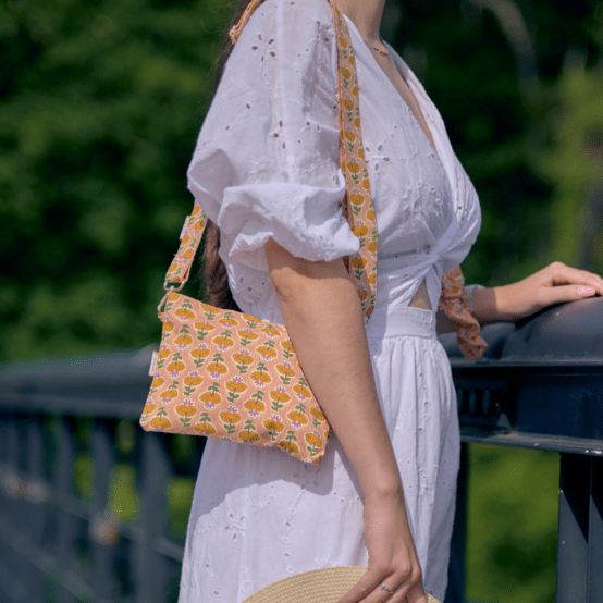 Coton clutch bag shanti