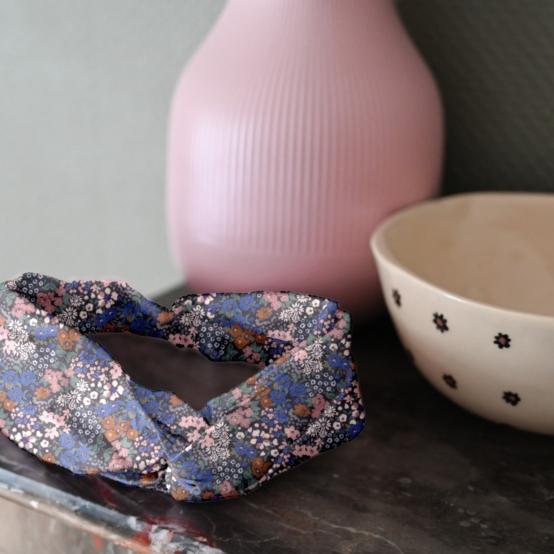 crossed headband monet lilas