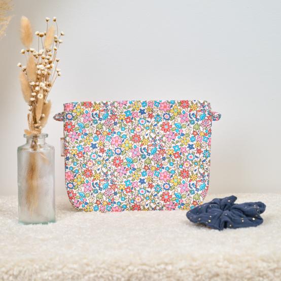 Coton clutch bag mille et une fleurs