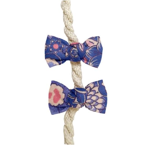 Small bows hair clips lavandula