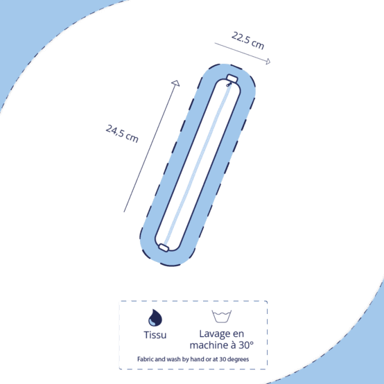 Case pouch bulle bronze marine