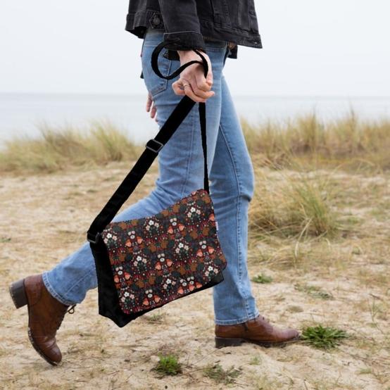 Square flap of saddle bag  casse noisette