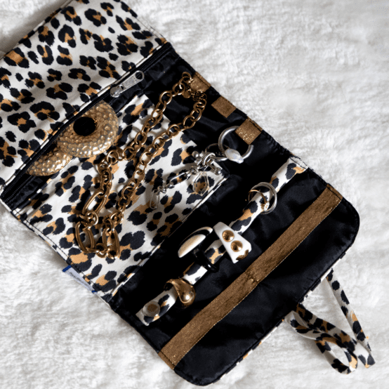 Jewelry pouch leopard