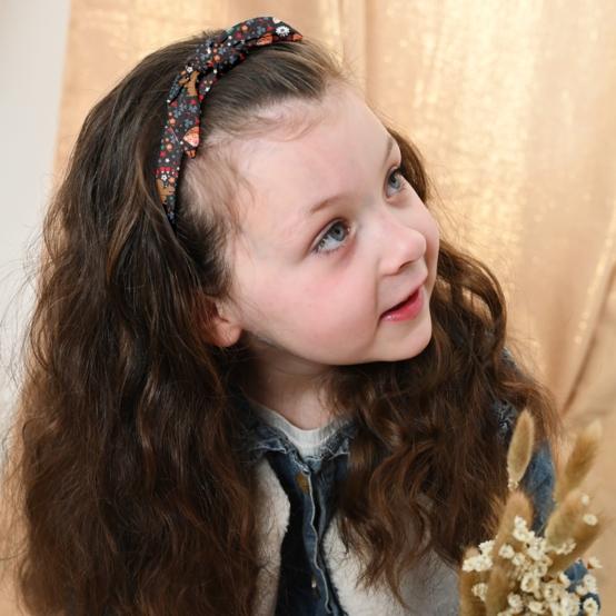 bow headband casse noisette