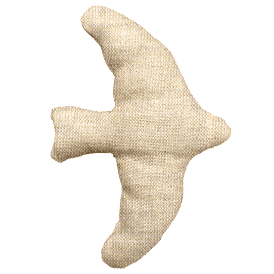 swallow clip  glitter linen