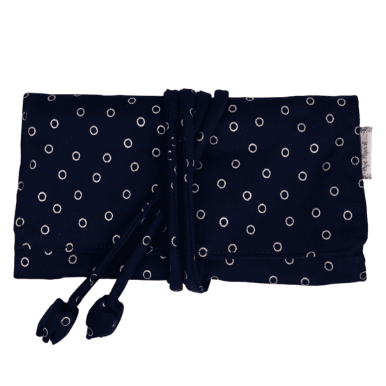 Jewelry pouch bulle bronze marine