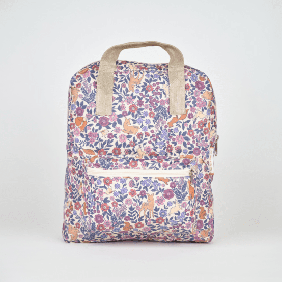 Gaby small backpack comptine enchantée rose