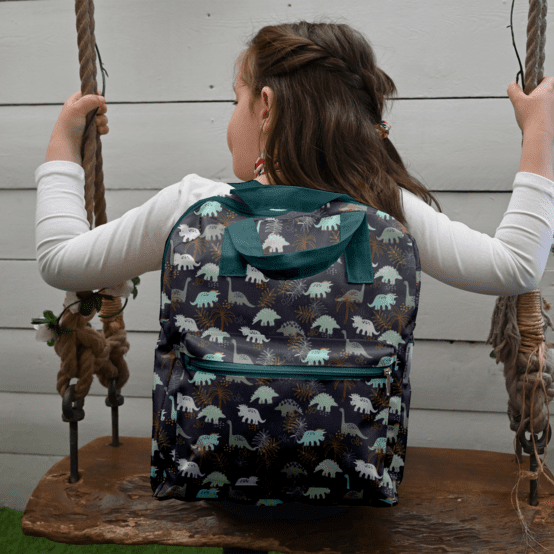 Gaby small backpack jurassic dino marine
