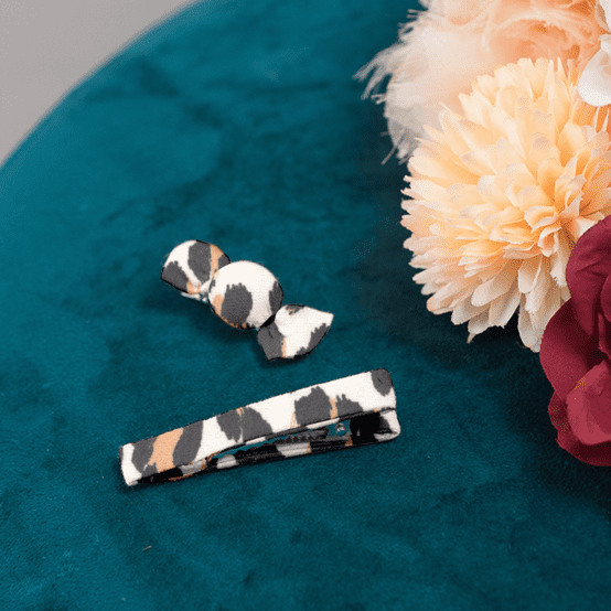 Mini sweet hairslide leopard
