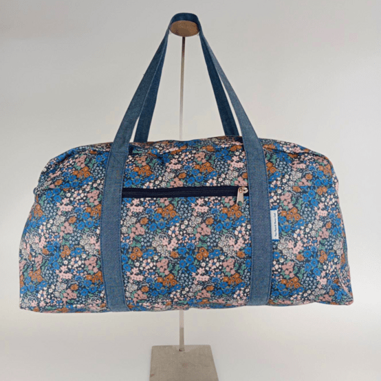 Sac week-end monet lilas