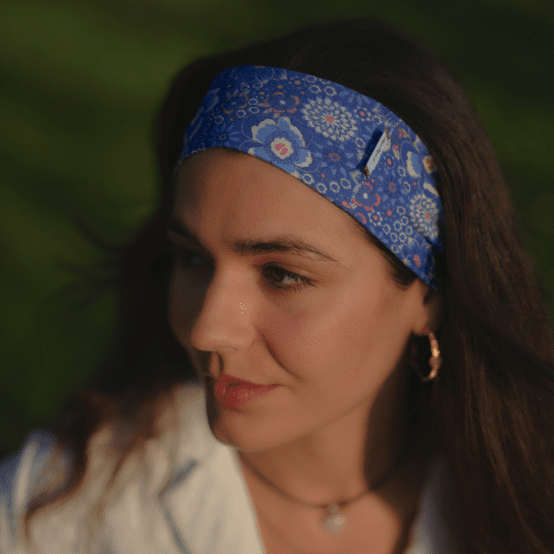 Stretch jersey headband  lavandula