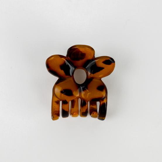 Small Flower Hair Clip leopard