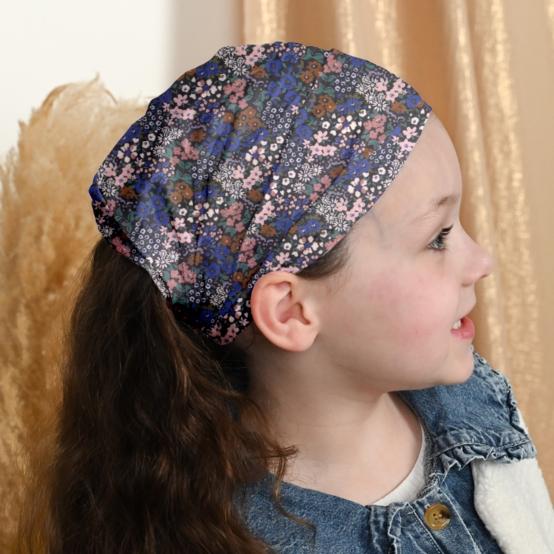 Headscarf headband- child size monet lilas