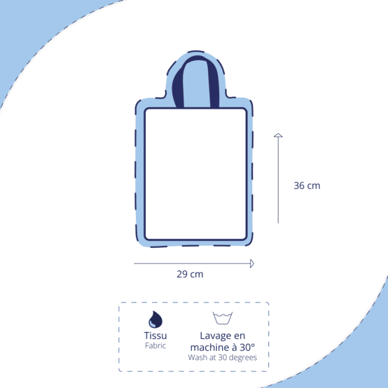 Medium Gift Bag - 29 x 36 cm blue birds