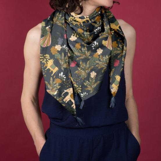 Pom pom scarf eden indien