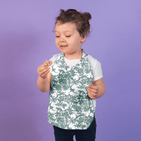 Elastic napkin child jungle vintage