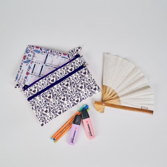 Aloïs flat pouch scandinavia bleu