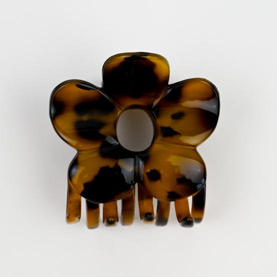 Large Flower Hair Clip leopard