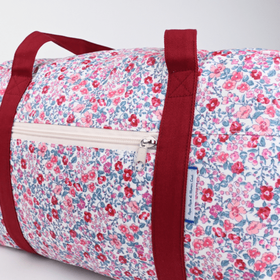 Sac week-end rose grenadine