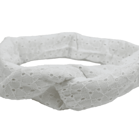 Wire headband retro english embroidery