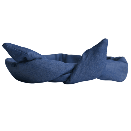 Wire headband retro light denim