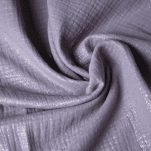 Cotton Fabric ex2422 double gauze purple glitter