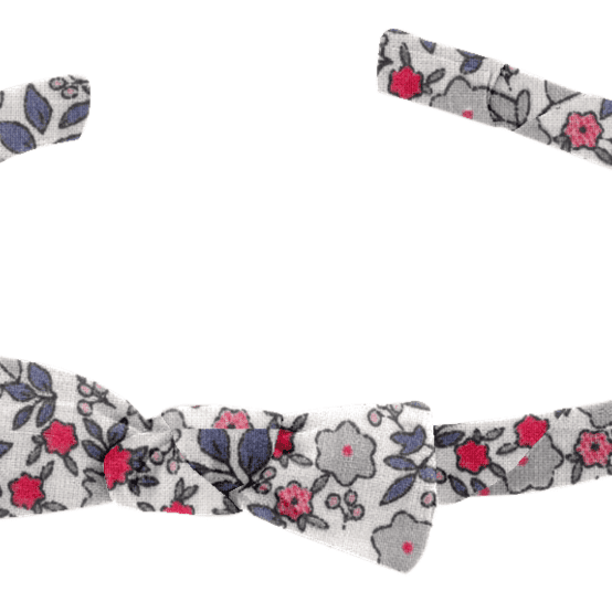 Thin headband serenade rouge gris
