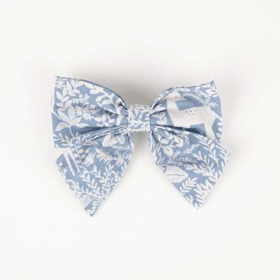 Bow tie hair slide toile de biche