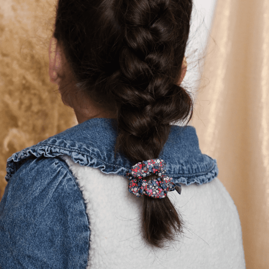 Mini Scrunchie romance fleurie