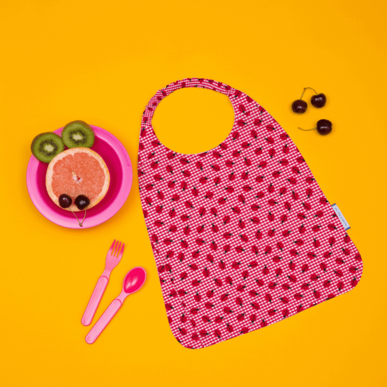 Elastic napkin child ladybird gingham