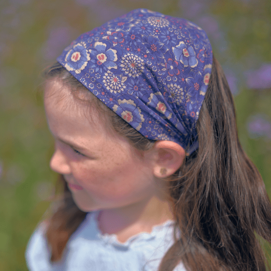 Headscarf headband- child size lavandula